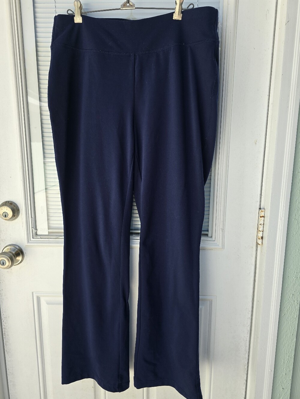 Chicos Navy Wide-Leg Women's Pants - Classic Comfort